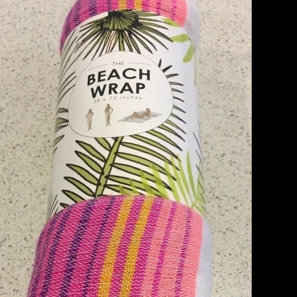 Collection XIIX Convertible Beach Bestie Blanket/Cover Up Orange Spark ONE SIZE - Picture 2 of 6